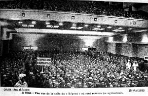 Oran - Rue d' Arzew - Cinema Le Regent - 1953